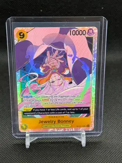 2025 One Piece OP13 Jewelry Bonney Super Rare Foil English OP13-108 - Image 1