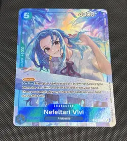One Piece Nefeltari Vivi EB03-024 SR Alt Art English Near Mint Condition - Image 2