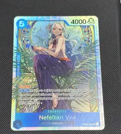 One Piece Nefeltari Vivi EB03-024 SR Alt Art English Near Mint Condition - Image 3