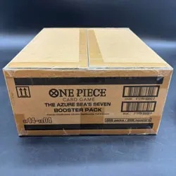 One Piece OP14-EB04 The Azure Sea's Seven English 12 Booster Box Case Sealed - Image 1