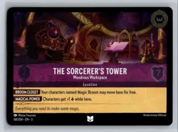 2024 Disney Lorcana - Into the Inklands Cold Foil The Sorcerer's Tower - - Image 1