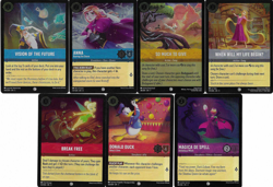 DISNEY LORCANA - DONALD DUCK DAISY'S DATE - 122/204 - COMMON FOIL - Image 1