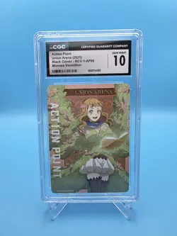 MIMOSA VERMILLION AP06 Black Clover Action Point UNION ARENA CGC Gem Mint 10 - Image 1