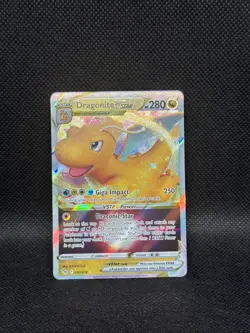 Pokemon Dragonite VSTAR 050/078 Ultra Rare Full Art Holo Pokemon GO TCG Card - Image 1
