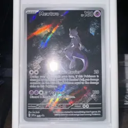 Pokemon Mewtwo SVP 052 Black Star Promo Scarlet and Violet Card - Image 1