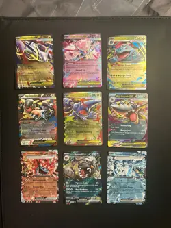 Pokemon TCG Mega Evolutions EX Card Lot of 9 Mint Condition - Image 1