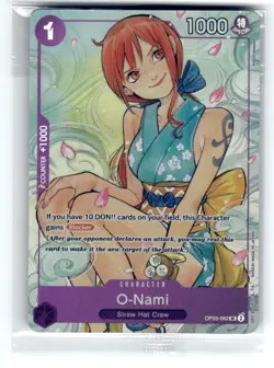 One Piece Promotion Cards #OP05-062 O-Nami (Illustration Box Vol.1) - Image 1