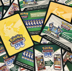 500 Unused Pokemon TCG Online Code Cards Bulk Lot - MIXED SETS - Image 1