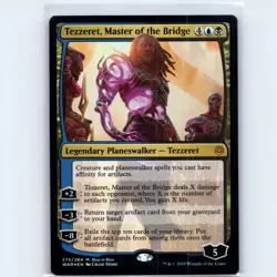 MTG Tezzeret Master of the Bridge 275 BABP Buy-A-Box Promos Foil M NM Magic Card - Image 1