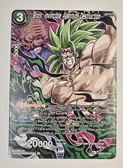 Broly, Invincible Agent Of Destruction EX13-18 EX Dragon Ball Super Card NM/M - Image 1