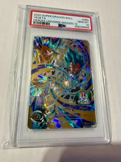 Dragon Ball Heroes Vegeta 060 UM 12 Universe Mission Card PSA 10 POP 21 - Image 1