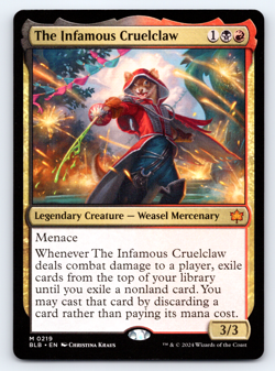 The Infamous Cruelclaw - Bloomburrow - MTG - Image 1
