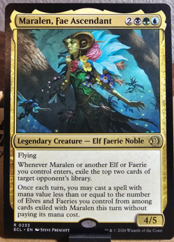 Maralen Fae Ascendant Lorwyn Eclipsed Magic the Gathering NM Rare - Image 1