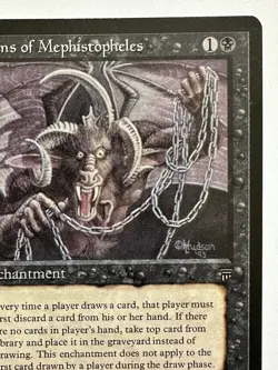 Chains of Mephistopheles - Magic The Gathering Legends Rare LP Read Description - Image 3