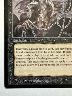 Chains of Mephistopheles - Magic The Gathering Legends Rare LP Read Description - Image 5