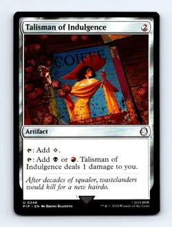 #248 2024 Fallout PIP ) Talisman of Indulgence Commander UNCOMMON - Image 1