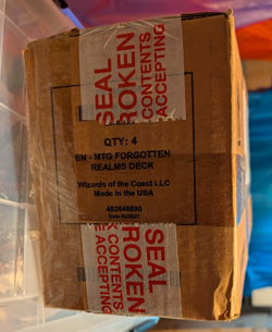 Magic The Gathering Adventures in Forgotten Realms Commander Deck Case Sealed - Image 1