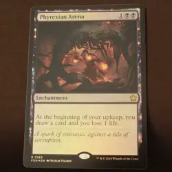 Phyrexian Arena FOIL MTG Foundations Rare 180 NM - Image 1