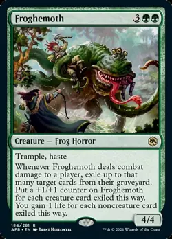 x1 Froghemoth - Foil R MTG Adventures in the Forgotten Realms M/NM, English - Image 1