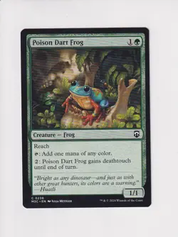 MAGIC THE GATHERING MTG COMMANDER MODERN HORIZONS 3 POISON DART FROG (X) - Image 1