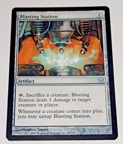 MAGIC THE GATHERING Blasting Station LP Light Play Fifth Dawn 107/165 - Image 1