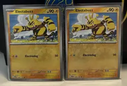 (Set Of 2) Pokemon Destined Rivals TCG Reverse Holo - Electabuzz (068/182) - Image 1