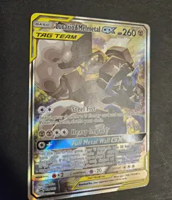 Lucario & Melmetal GX SM192 Sun&Moon Holo Tag Team Alt Art Promo Pokemon TCG NM - Image 4
