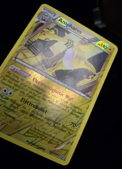Pokemon TCG - AMPHAROS #40 - REVERSE HOLO - RARE - DRAGONS EXALTED 2012 - MP/LP - Image 2
