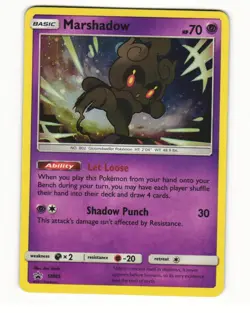 Marshadow SM85 Promo 2017 SM Black Star Promos Pokemon LP - Image 1