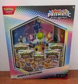 Pokemon TCG Scarlet & Violet Prismatic Evolutions Binder Collection - SEALED/NEW - Image 1