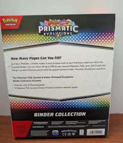 Pokemon TCG Scarlet & Violet Prismatic Evolutions Binder Collection - SEALED/NEW - Image 2
