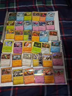 pokemon tcg scarlet and violet holo lot 80 - Image 1
