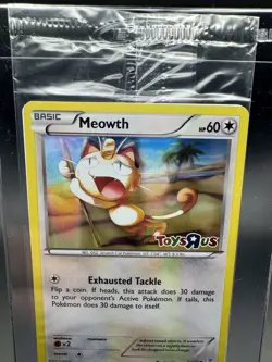 Two Sealed Pokemon Toys R Us Holo Promos- Clefairy and Meowth - Image 4