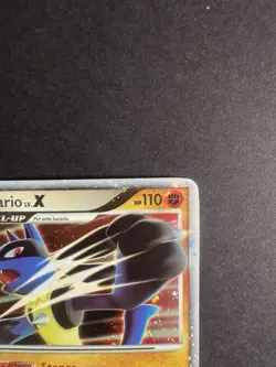 Pokemon Lucario LV.X 122/123 Mysterious Treasures Holo Ultra Rare English 2007 - Image 3