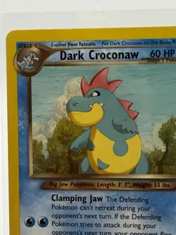 Pokemon Dark Croconaw 60 HP Uncommon Neo Destiny 32/105 English Unlimited - Image 5