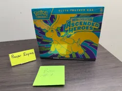 Pokemon Ascended Hero's Elite Trainer Box Sealed ETB - NEW SEALED- READY TO SHIP - Image 1