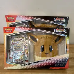 Pokemon Prismatic Scarlett and Violet Pouch Special Collection 2 lot - Image 1