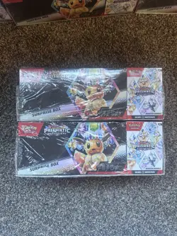 Pokemon Sam’s Club Prismatic Evolutions Surprise Box + Booster Bundle Lot Of 2 - Image 1
