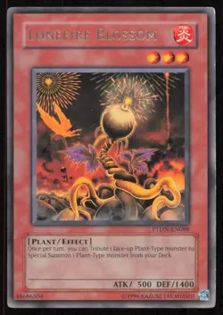 LONEFIRE BLOSSOM PTDN-EN088 RARE YUGIOH TCG LP - Image 1