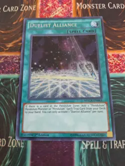 Yu-Gi-Oh! Duelist Alliance MACR-EN063 Secret Rare 1st Edition Near Mint - Image 1
