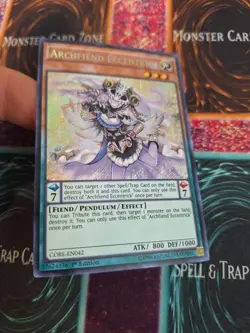 Yugioh Archfiend Eccentrick CORE-EN042 Secret Rare 1st Edition Near Mint - Image 2