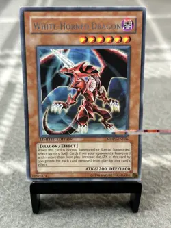 Yu-Gi-Oh! White-Horned Dragon MDP2-EN006 McDonald's Promo 2 Limited Edition - Image 1