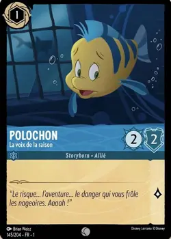 145/204 FR | Polochon, La voix de la raison | carte Disney Lorcana (2023) - Image 1
