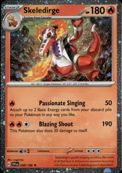 Skeledirge - (Cosmos Holo) Holo Rare Miscellaneous Cards & Products 038/198 NM - Image 1