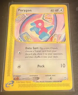 Porygon 103a/147 Aquapolis Regular Card - Image 1