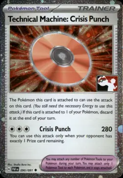 Technical Machine: Crisis Punch Holo Uncommon Prize Pack Series Cards 090/091 NM - Image 1