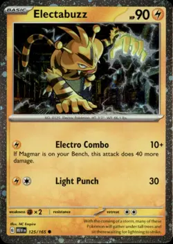 Electabuzz - (Cosmos Holo) Holo Promo Miscellaneous Cards & Products 125/165 NM - Image 1