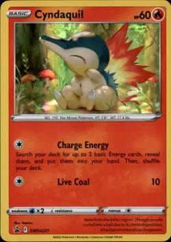 Cyndaquil - Holo Promo SWSH: Sword & Shield Promo Cards SWSH221 NM - Image 1