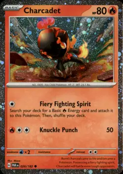Charcadet - (Cosmos Foil) Holo Promo Miscellaneous Cards & Products 026/182 NM - Image 1