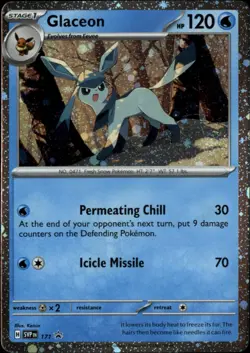 Glaceon - (Cosmos Holo) Holo Promo SV: Scarlet & Violet Promo Cards 171 NM - Image 1